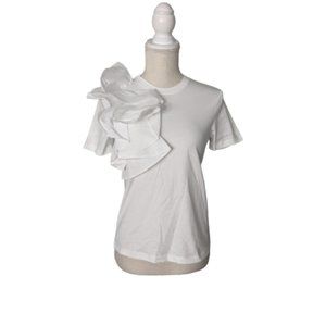 Ted Baker Jessea Relaxed Cotton Tee With Frill (2)